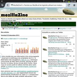 MozillaZine-fr sur tablette