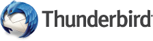 logo Thunderbird, nom à droite