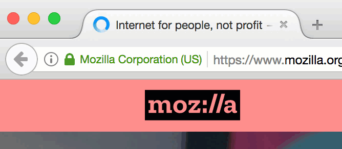 Indicateur d'activité d'onglet de Firefox